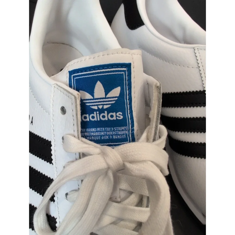 Adidas Originals Samoa Men's Sz 10 Running Shoe Athletic Sneaker White Footwear